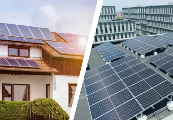 Monocrystalline vs Polycrystalline Solar Panel comparison for home rooftop