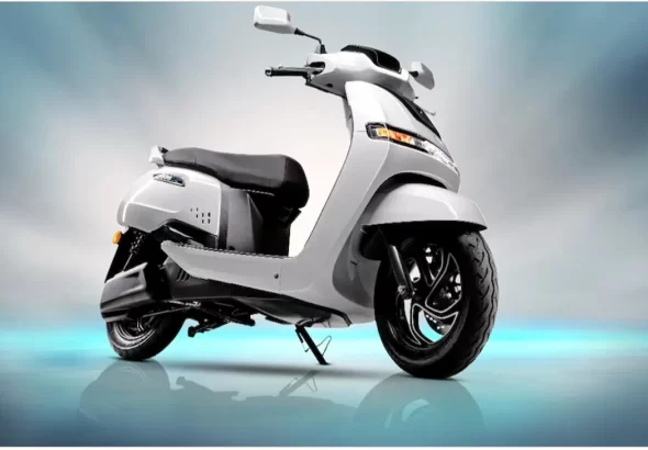 TVS iQube electric scooter with 212 KM claimed range and 5.3 kWh battery