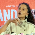 Taapsee Pannu Kangana Ranaut: Taapsee Pannu responding to a Kangana Ranaut question during the Gandhari trailer launch in New Delhi