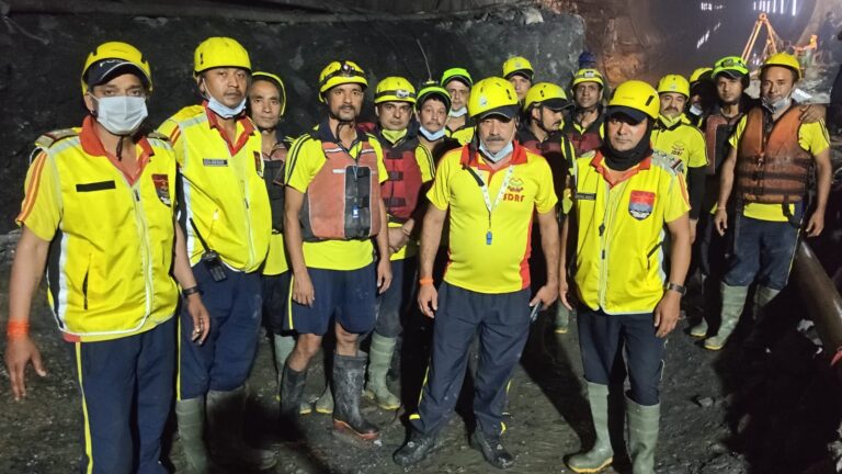 Uttarakhand THDC tunnel accident site in Chamoli where 10 workers lost their lives