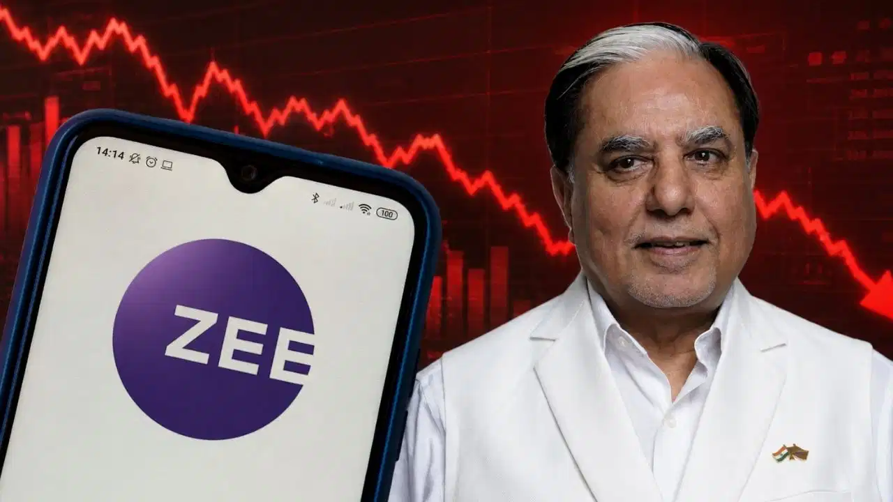 Zee Shares fall sharply ahead of NCLAT hearing in Subhash Chandra ₹22,000 crore debt case