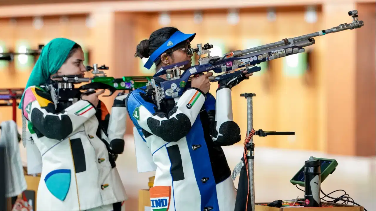 Asian Games 2026 Indian shooters win silver in women’s 10m air rifle team event