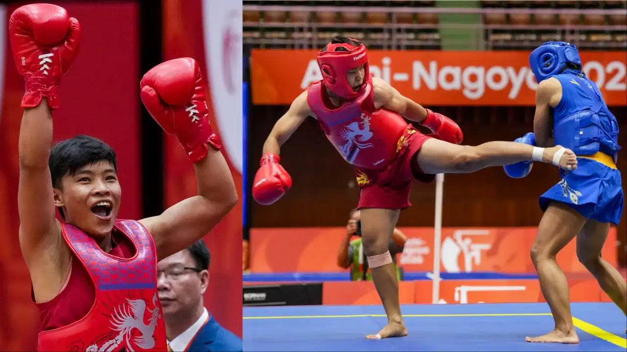 Roshibina Devi wins silver medal in wushu at Asian Games 2026