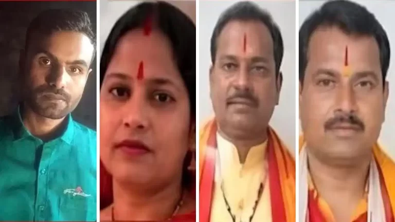 Azamgarh Mass Murder scene after deadly shooting during puja