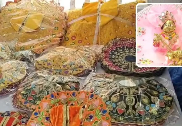 200 kg silver decoration inside Mathura Krishna Janmabhoomi temple sanctum for Krishna Janmashtami 2026