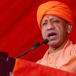 CM Yogi Adityanath at the Mathura development projects program ahead of Janmashtami