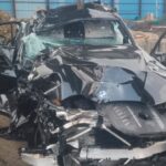 Mumbai BMW Accident on Mumbai Coastal Road after BMW crash