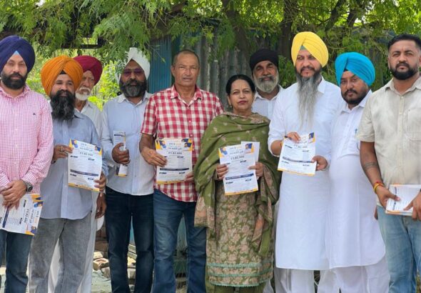 Man De Munafe Campaign door-to-door outreach by AAP leaders in Punjab