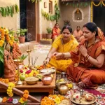 Women performing Hal Chhath Vrat 2026 rituals and prayers for their children's health and long life