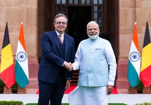 PM Narendra Modi meets Belgian Prime Minister Bart De Wever in New Delhi to strengthen India Belgium Relations