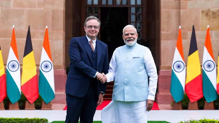 PM Narendra Modi meets Belgian Prime Minister Bart De Wever in New Delhi to strengthen India Belgium Relations