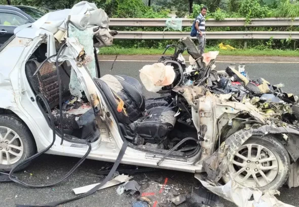 Jharkhand Minister Deepika Pandey Singh after her daughter’s death in a Jamshedpur road accident