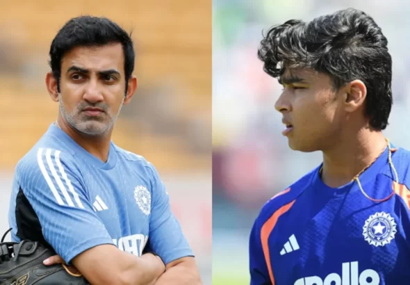 Vaibhav Sooryavanshi and Gautam Gambhir during India cricket team selection
