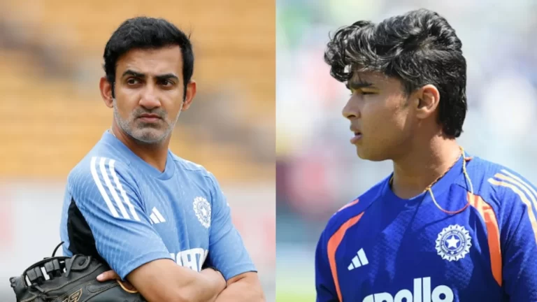 Vaibhav Sooryavanshi and Gautam Gambhir during India cricket team selection