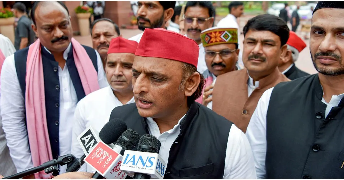 Akhilesh Yadav speaking on Congress alliance and shared political goals