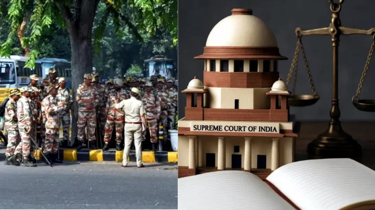 Delhi Metro Restrictions: Supreme Court of India building in New Delhi during the Delhi Metro restrictions case.