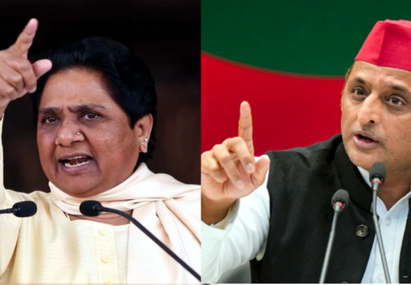 Mayawati vs Akhilesh: मायावती और अखिलेश यादव की तस्वीर, धनराज नथवानी के राज्यसभा टिकट पर सियासी विवाद