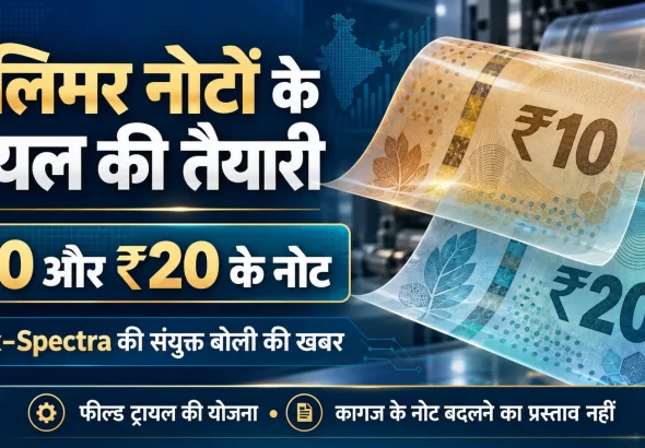 RBI Polymer Notes :Illustrative graphic of India's proposed Rs 10 and Rs 20 polymer banknote field trials